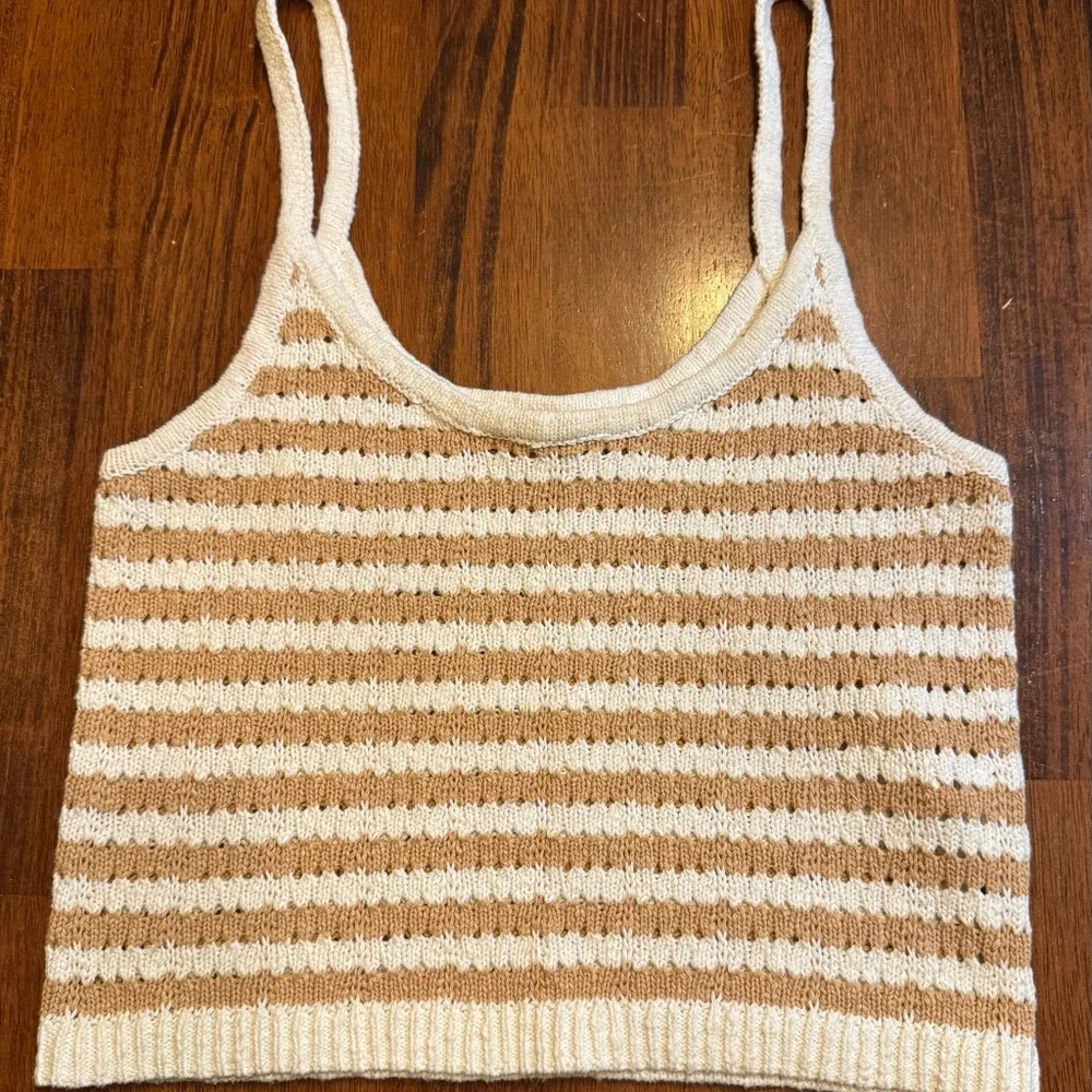 Madewell Knit Cropped Sweater Tank - Picture 2 of 5